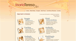 Desktop Screenshot of mariateresapsi.com.br